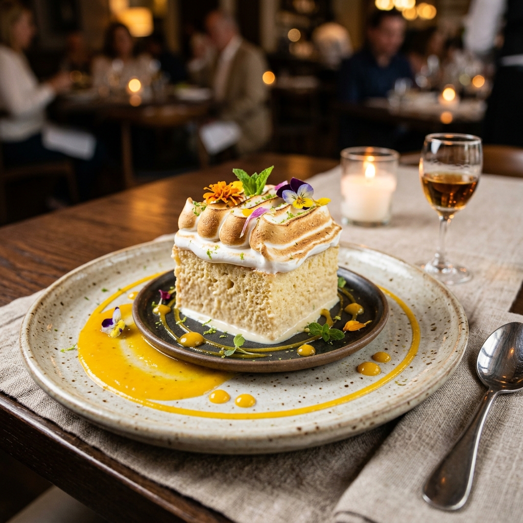 Postre Tres Leches de Naranjilla